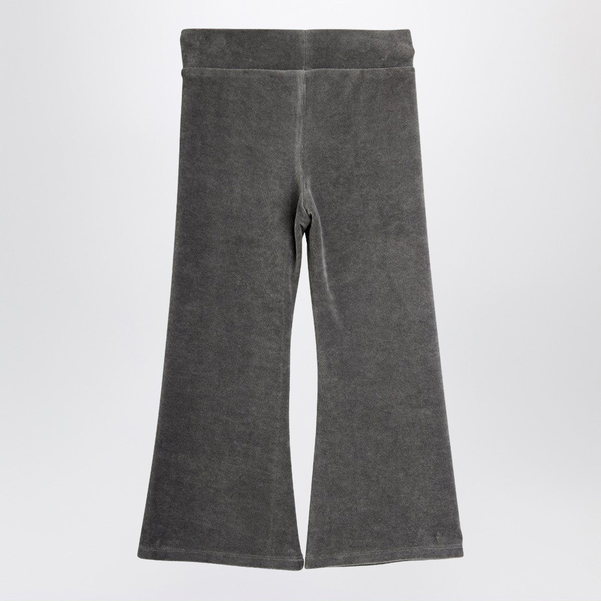 Mini Rodini Grey flared velvet trousers