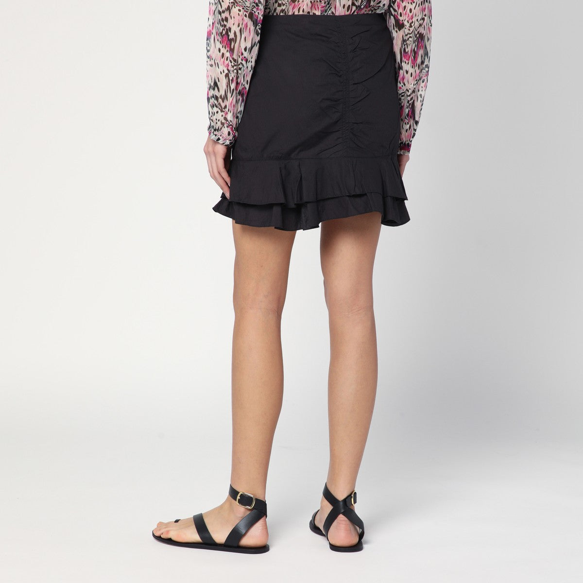 ISABEL MARANT Étoile Breenea mini skirt with black zip