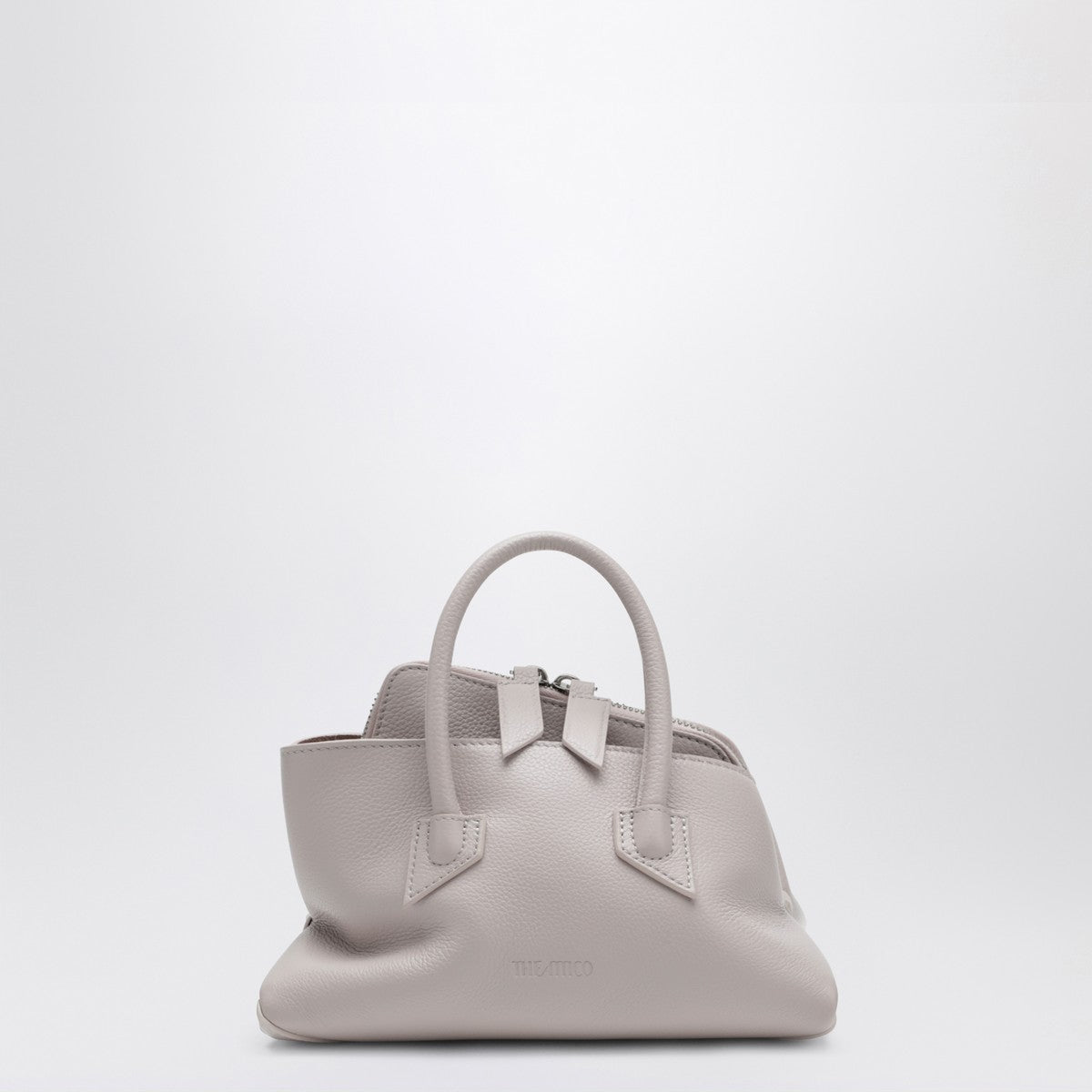 The Attico Light Mauve grain leather La Passeggiata Mini bag