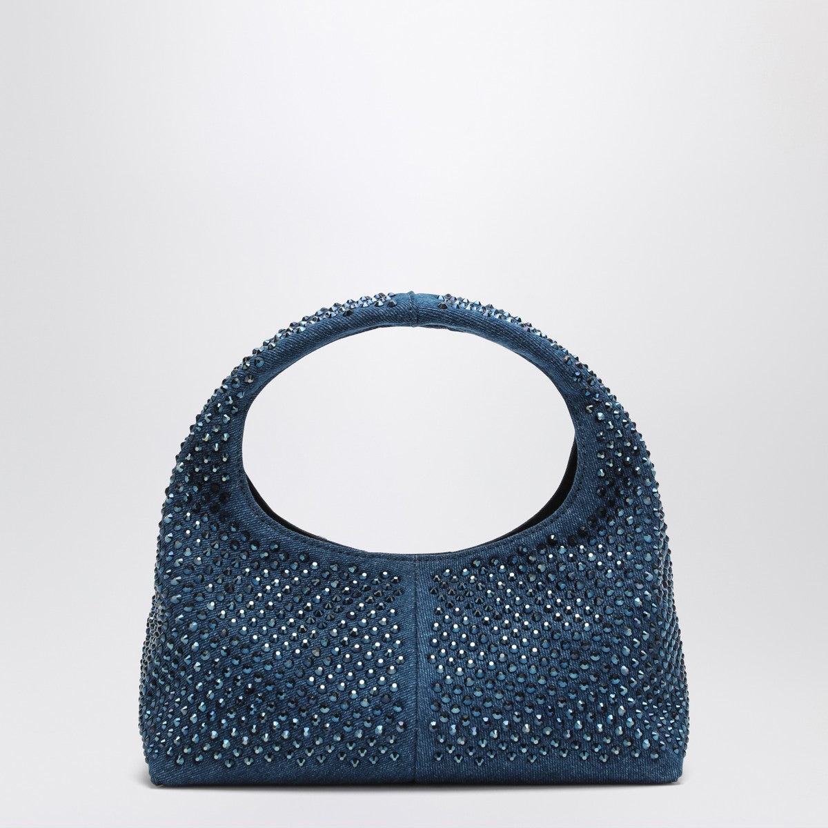 Marc Jacobs Borsa The Mini Sack in denim with rhinestones