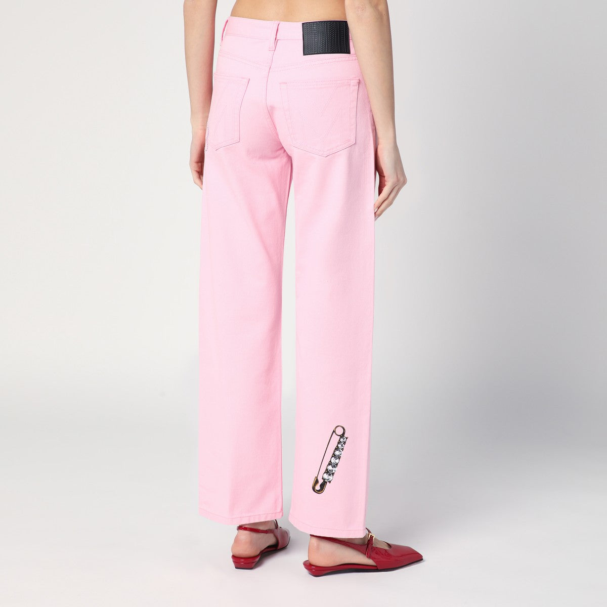 Marc Jacobs Pink jeans with prints