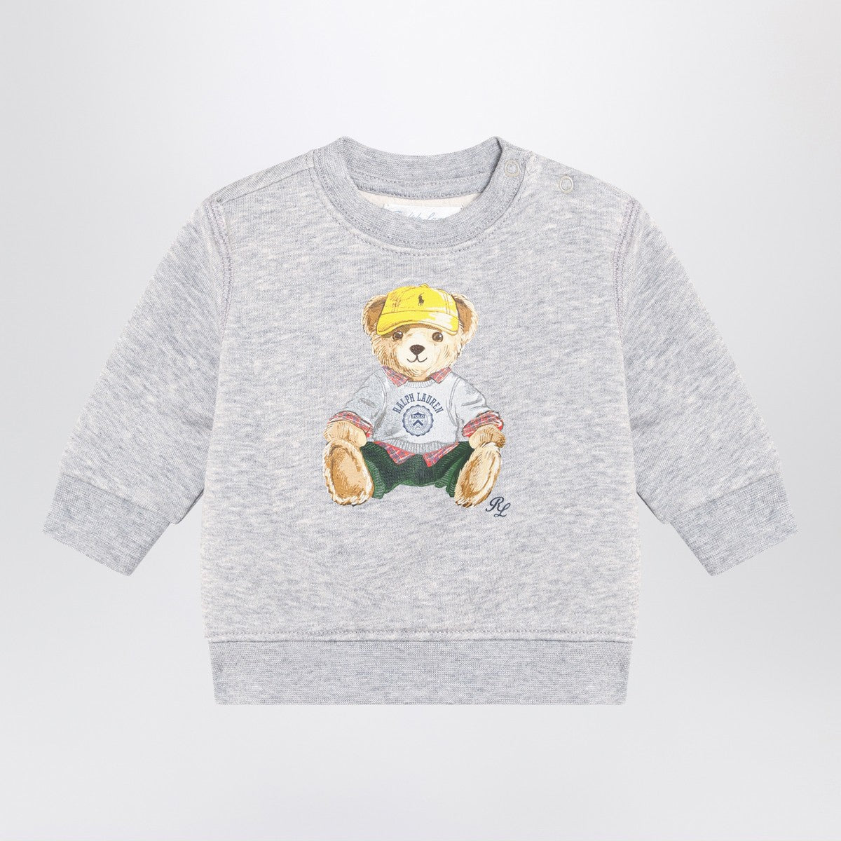 Polo Ralph Lauren Grey cotton Polo Bear sweatshirt