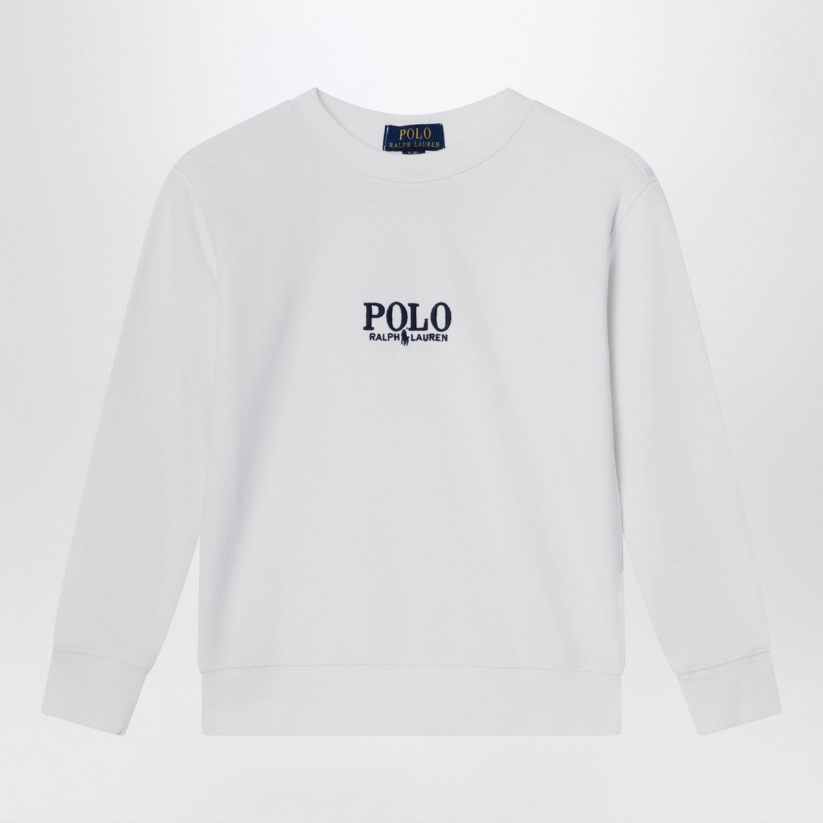 Polo Ralph Lauren White cotton sweatshirt with logo