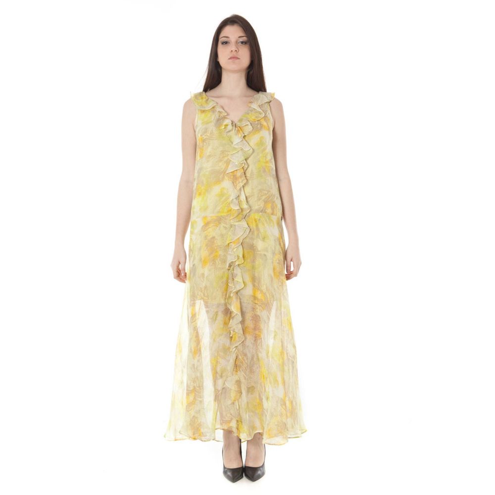 John Galliano Yellow Polyester Women's Dress