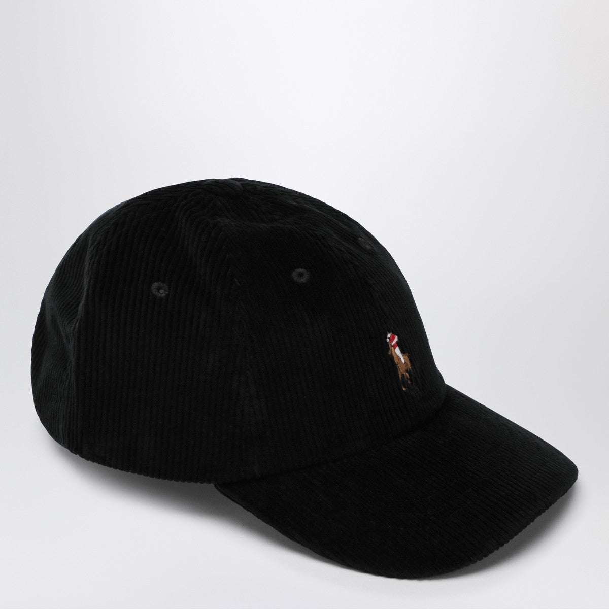 Polo Ralph Lauren Black corduroy baseball cap