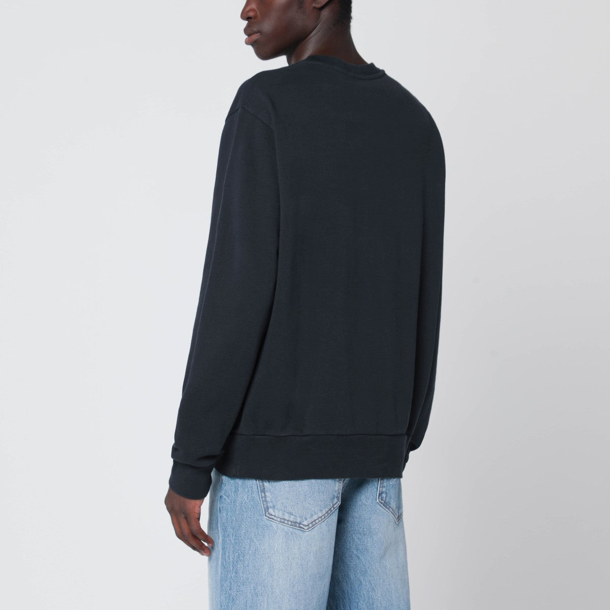 Polo Ralph Lauren Black cotton crewneck sweatshirt