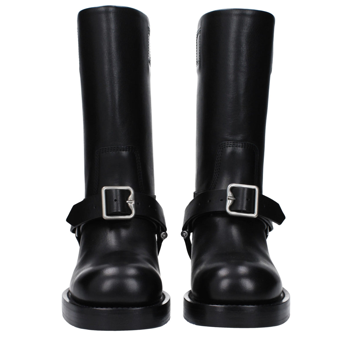 Burberry Black Leather Boots