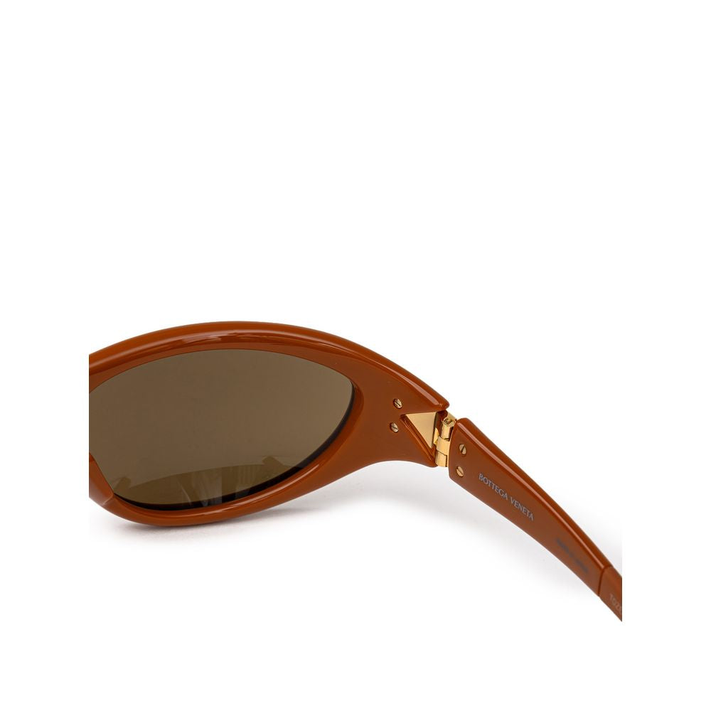 Bottega Veneta Brown Acetate Sunglasses