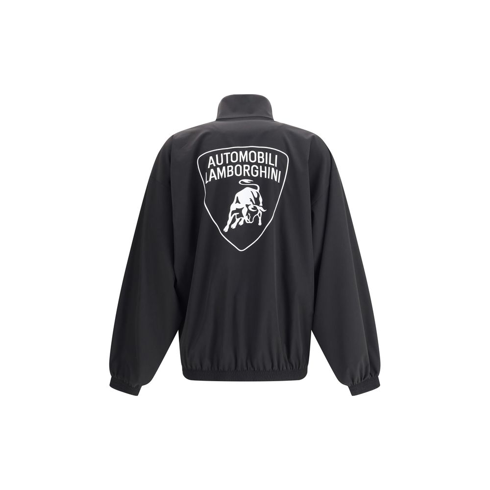 Balenciaga Black Polyester Shell Jacket