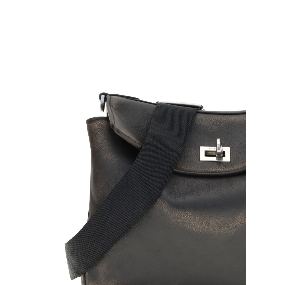 Balenciaga Brown Lamb Ovis Aries Aries Shoulder Bag