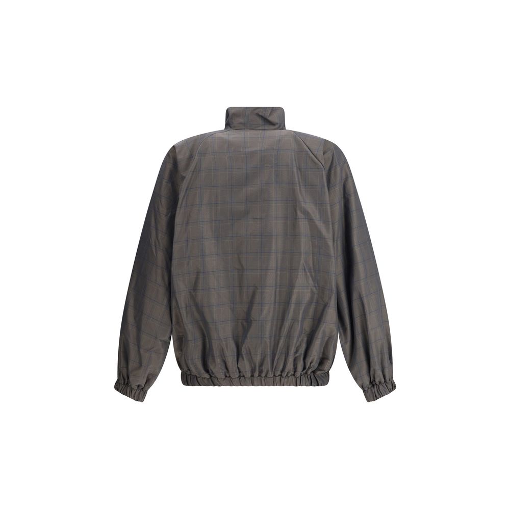 Balenciaga Brown Cotton Shell Jacket