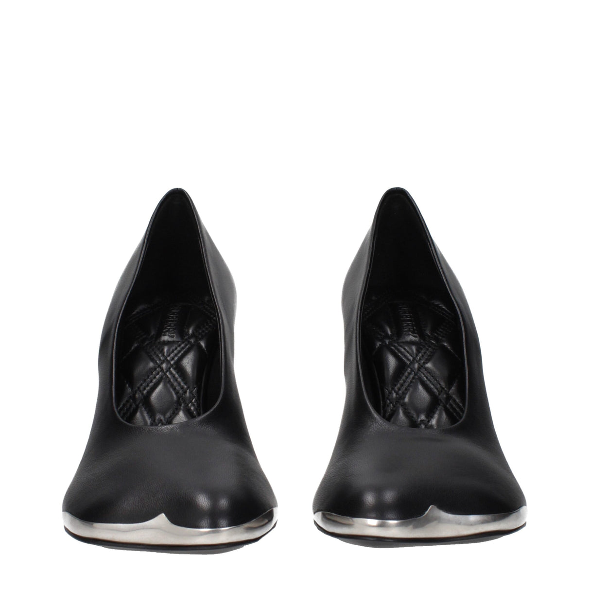 Burberry Black Leather High Heel Pumps