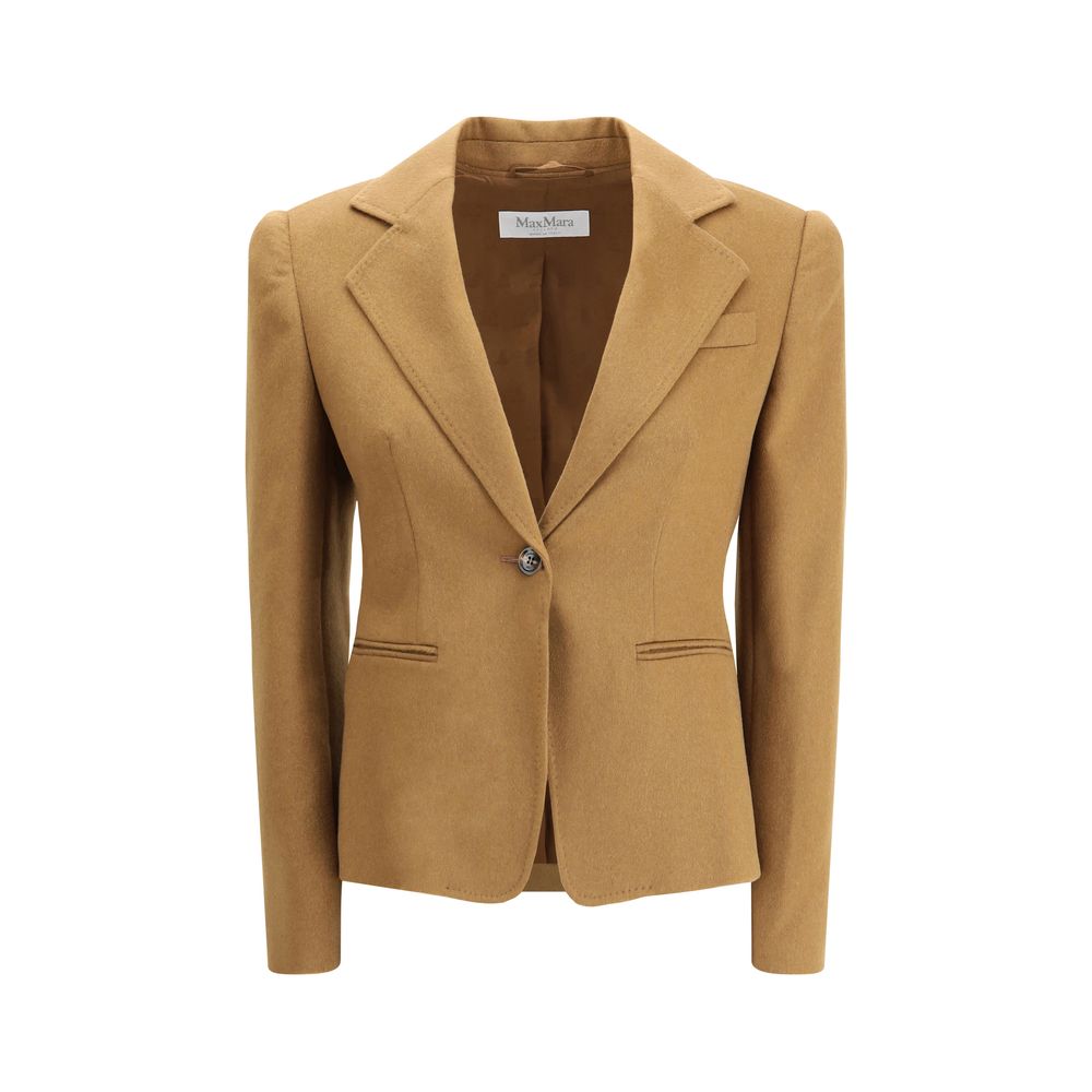 Max Mara Brown Camel Hair Jackets And Coat