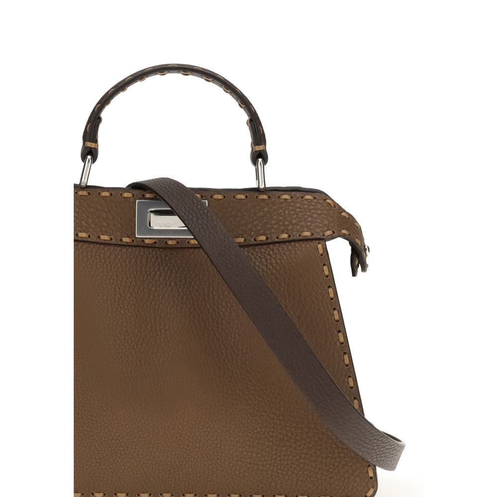 Fendi Brown Leather Handbag