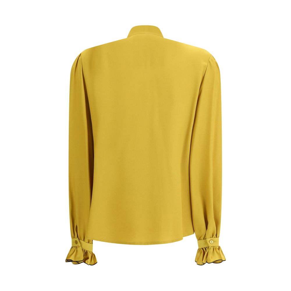 Valentino Bicolor Silk Blouse