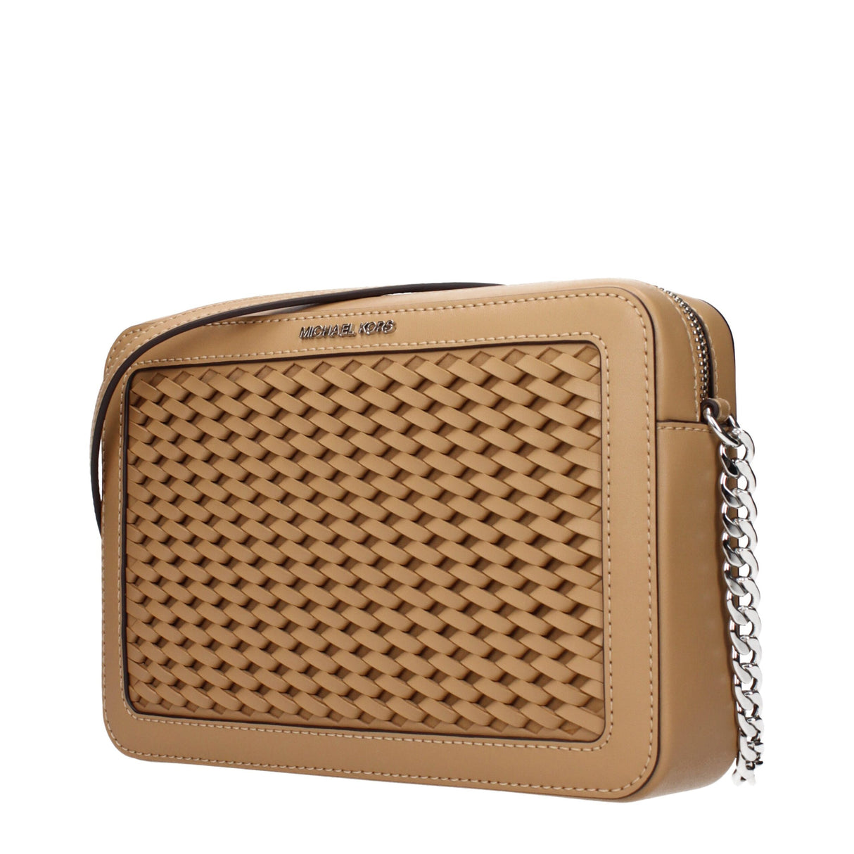 Michael Kors Brown Leather Crossbody Bag