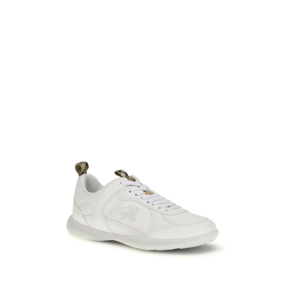 Burberry White Lamb Ovis Aries Aries Athletic Sneakers