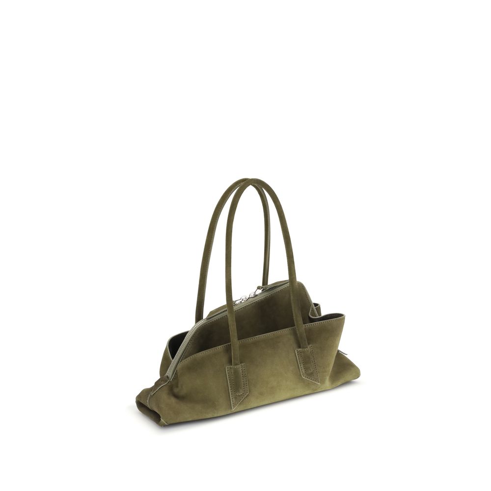 The Attico Bicolor Calf Leather Bos Taurus Shoulder Bag