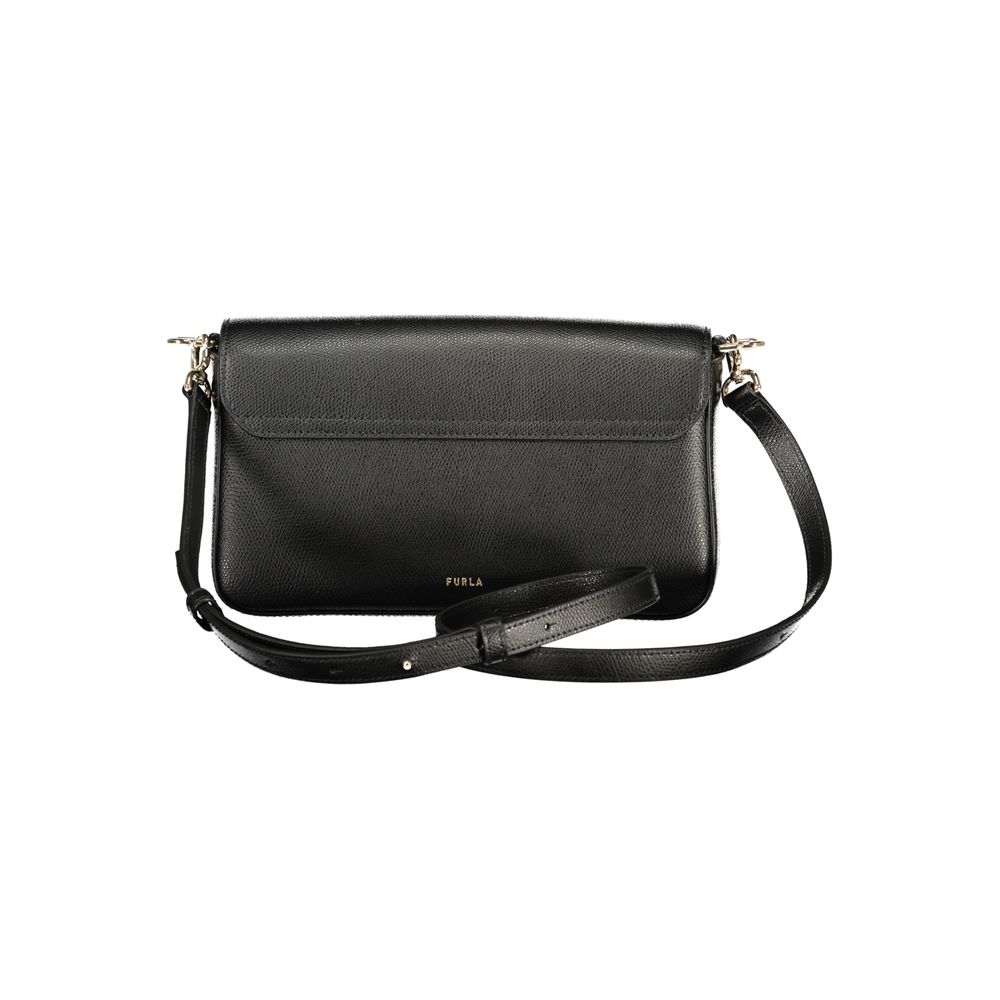 Furla Nero Leather Women Handbag