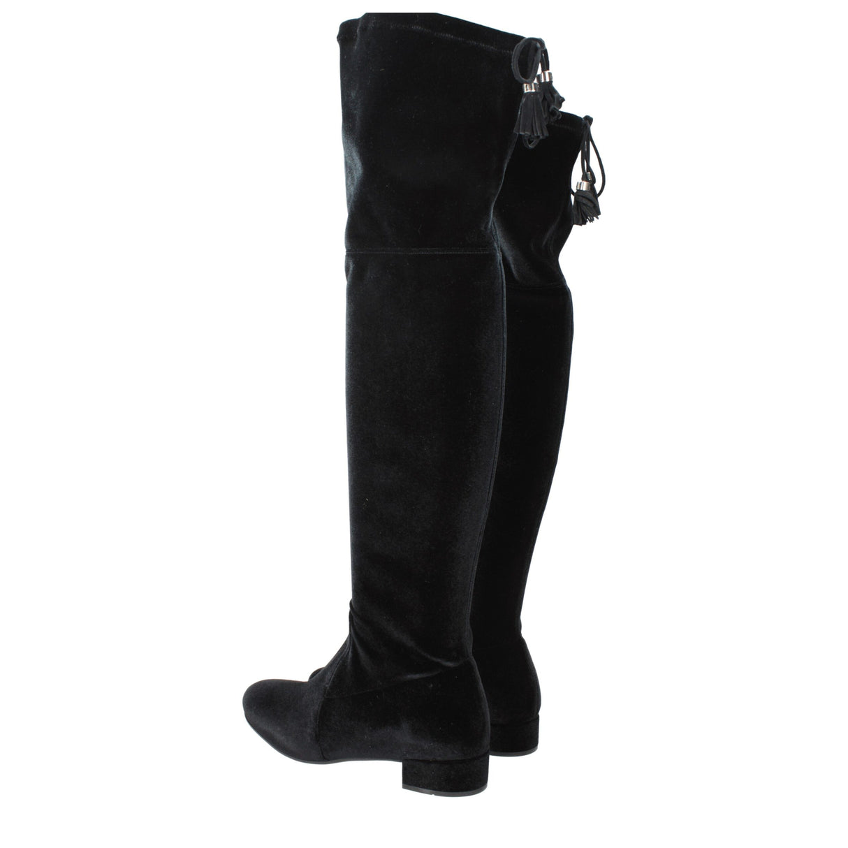 Prada Black Velvet Over The Knee