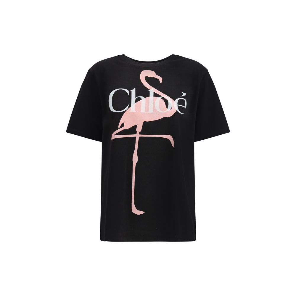 Chloé Black Cotton T-Shirt