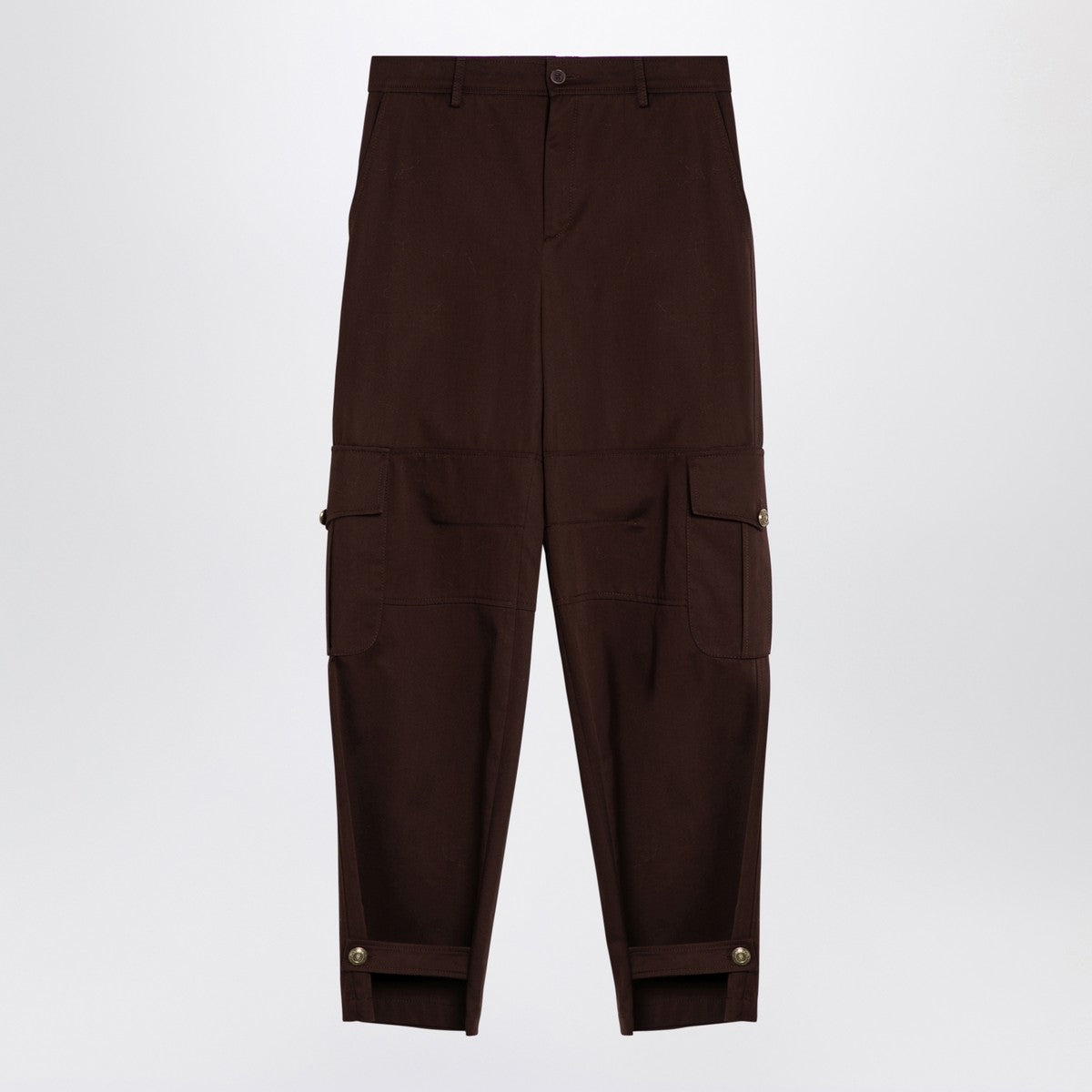 Moschino Brown wide cargo trousers