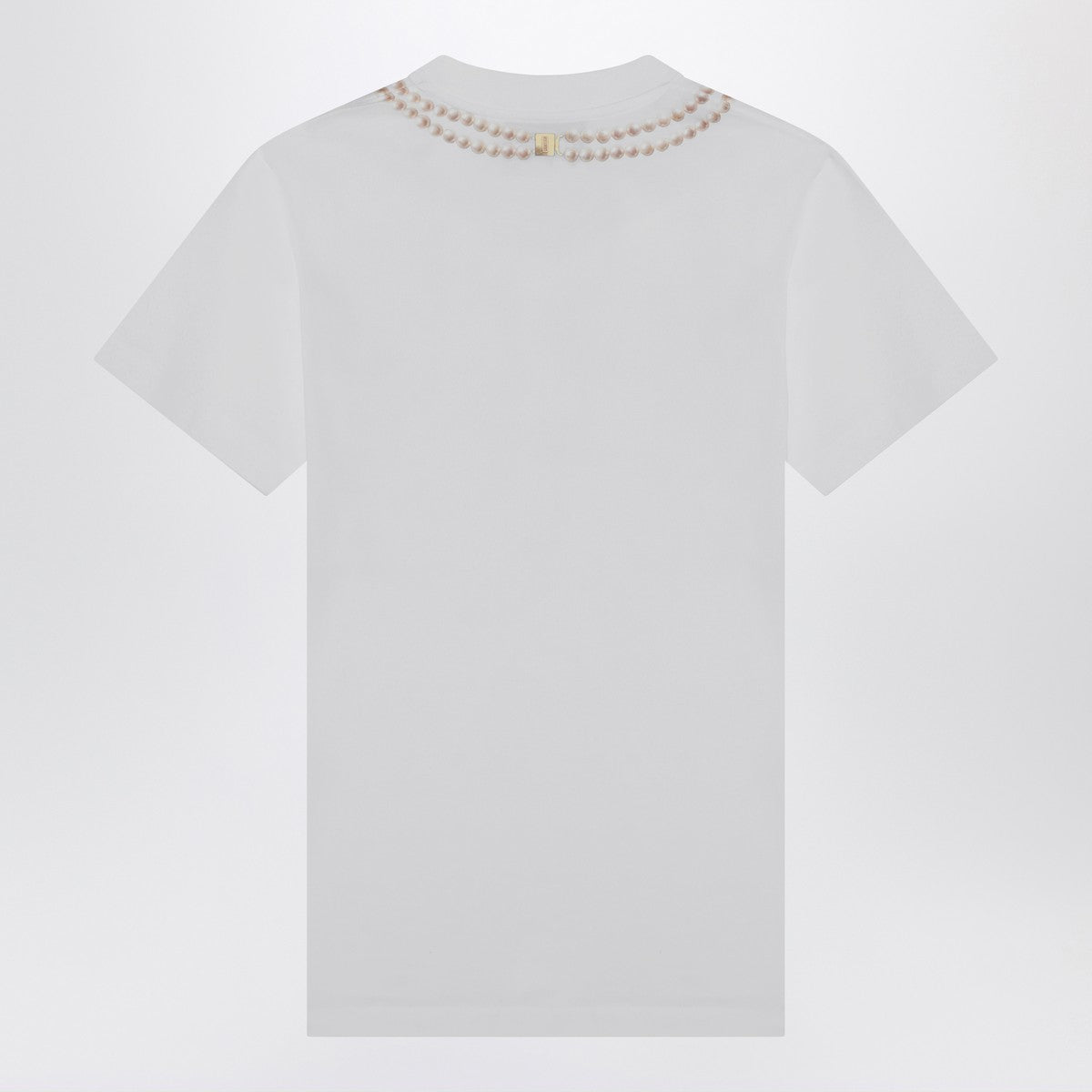 white Moschino Breakfast T-shirt