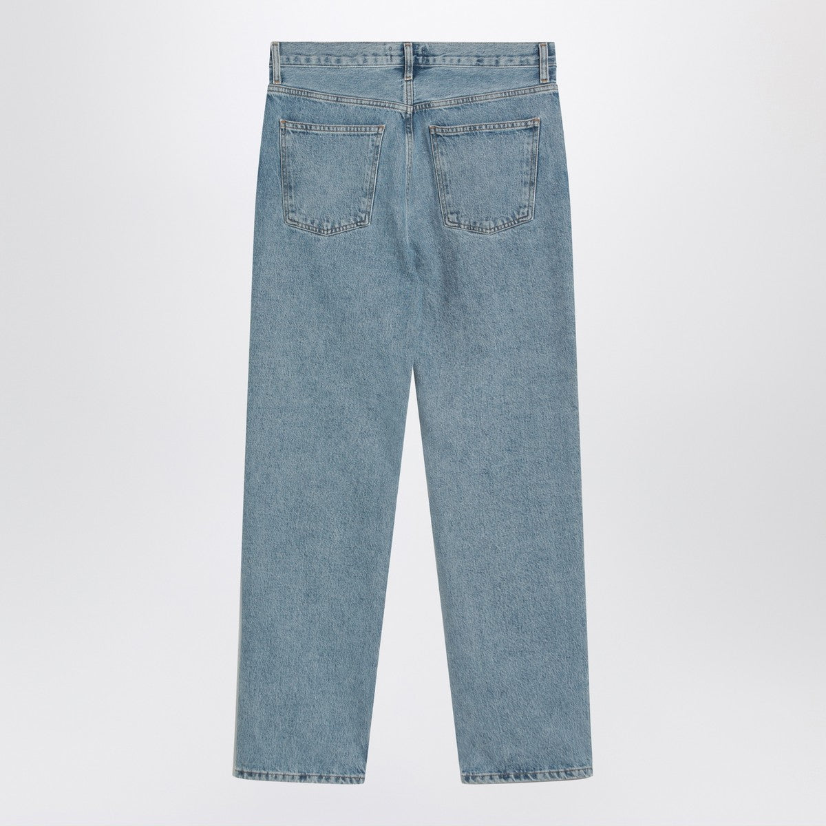 AGOLDE Light blue jeans in regenerated denim