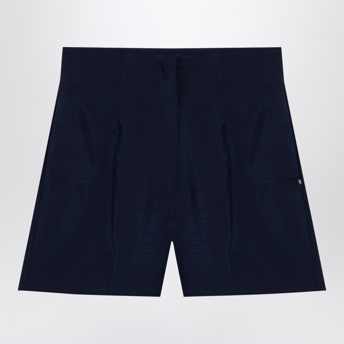 Sportmax Blue wool-blend shorts