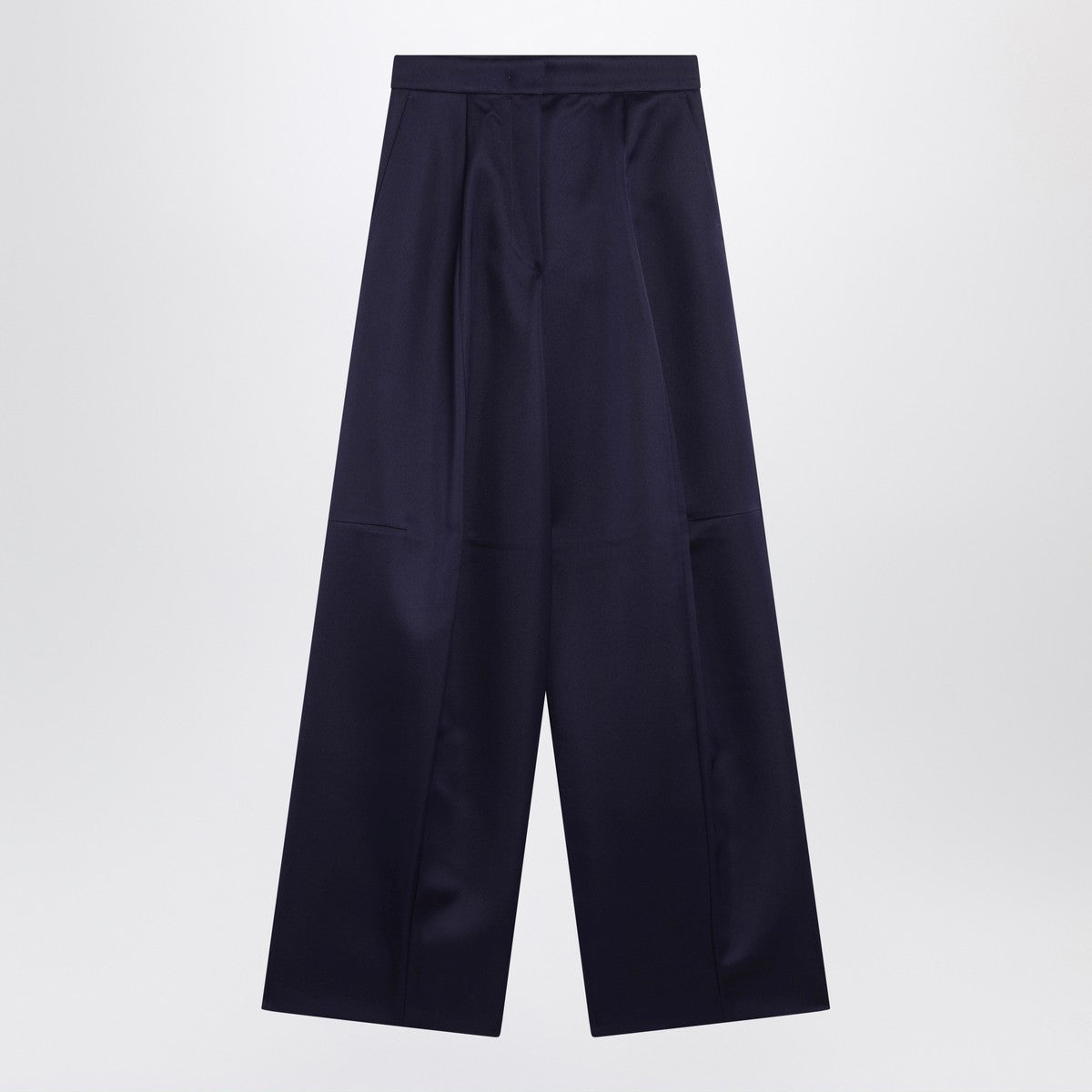 Sportmax Dark purple oversized trousers