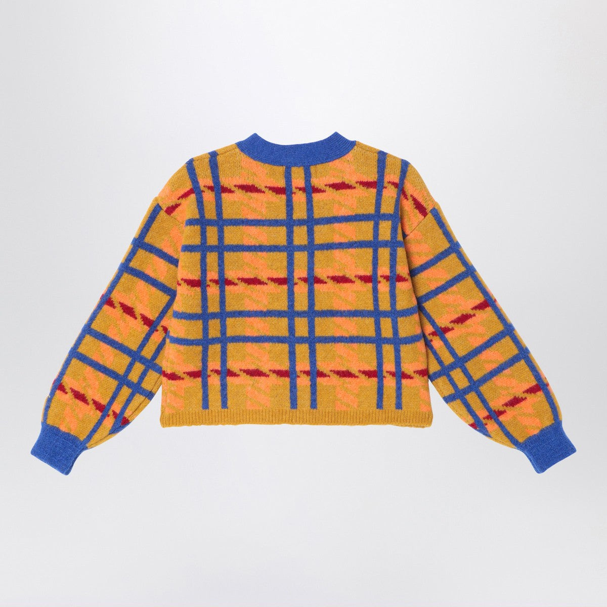 Bobo Choses Cardigan with Madras check pattern