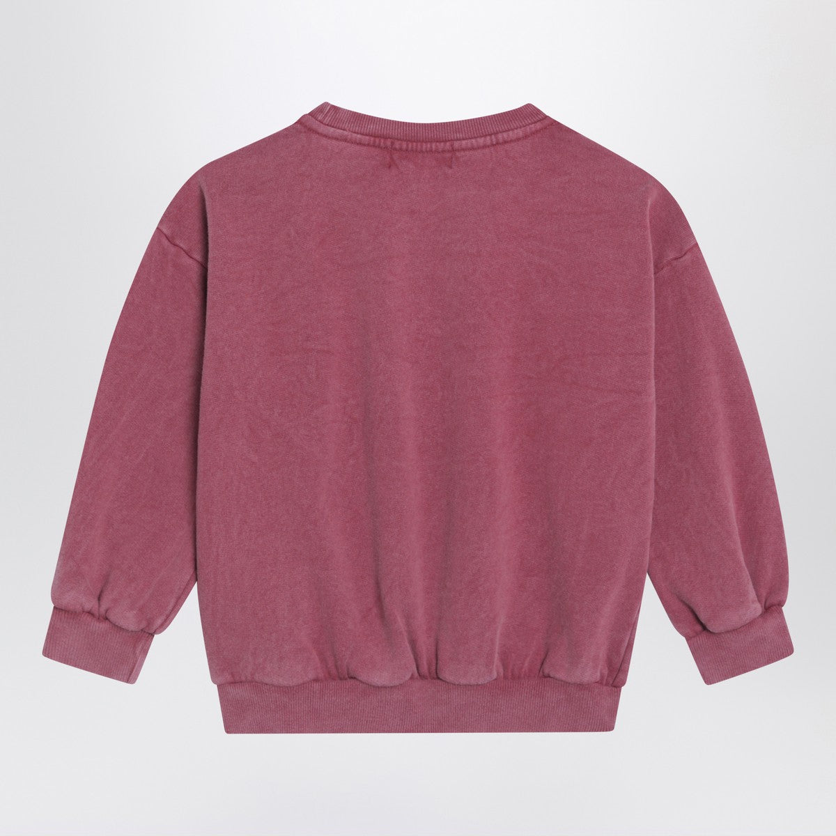 Bobo Choses Burgundy vintage-effect sweatshirt by La Oca