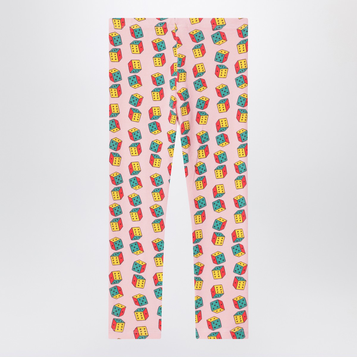 Bobo Choses Pink leggings with dice print