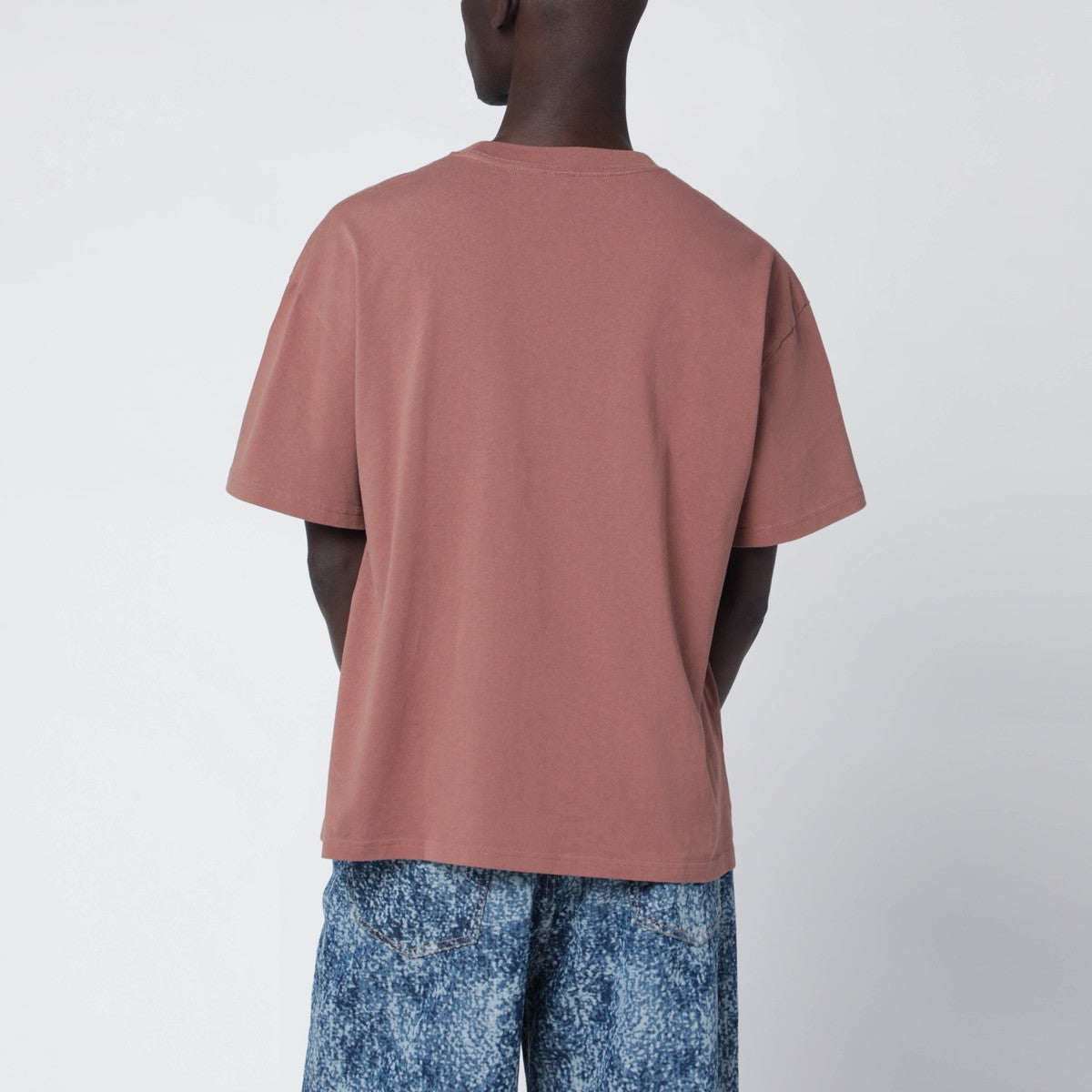 Brain Dead Walnut vintage-effect T-shirt with printed logo