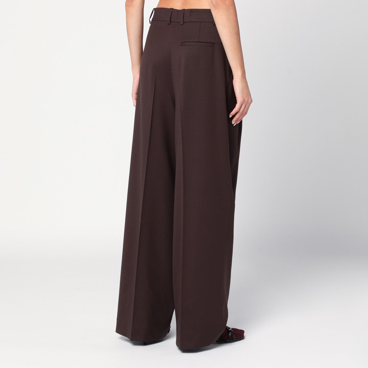 P.A.R.O.S.H. Brown palazzo trousers