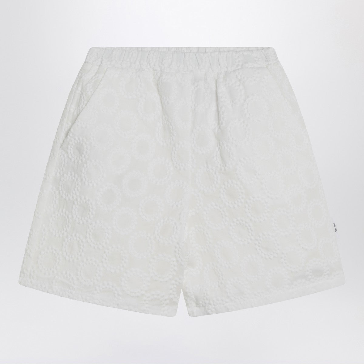 Douuod White cotton shorts