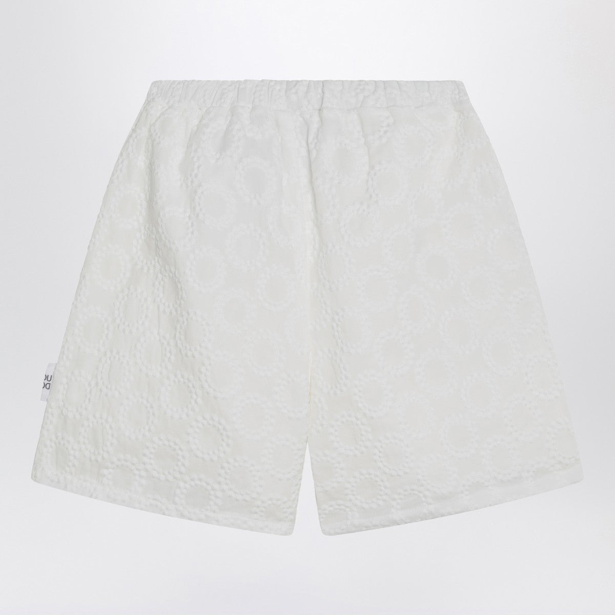 Douuod White cotton shorts