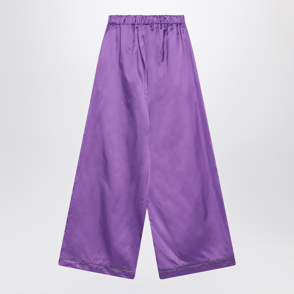 Douuod Purple satin pyjama trousers