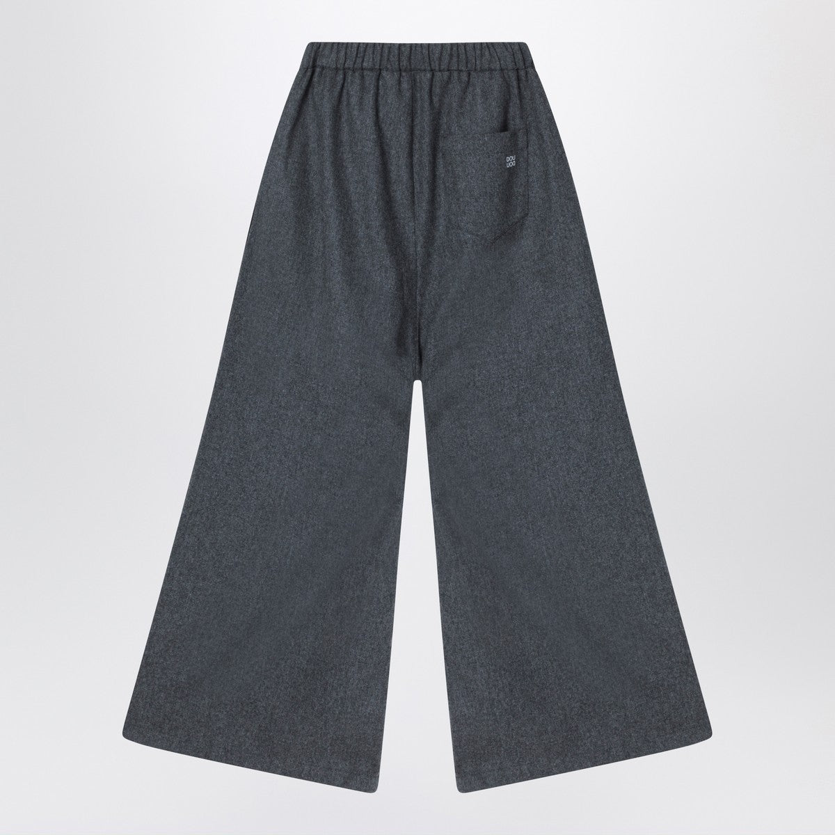 Douuod Gray wool-blend trousers