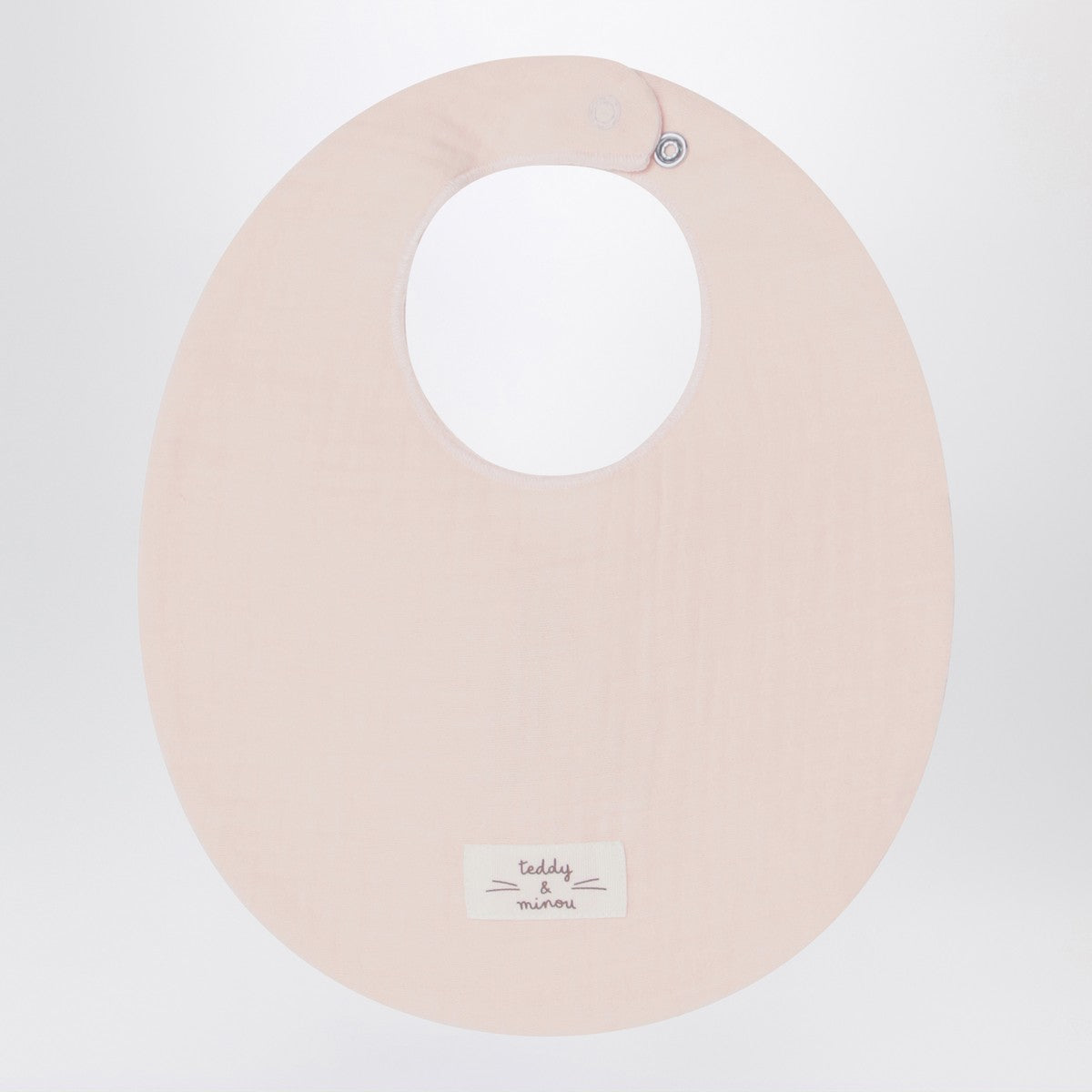 Teddy & Minou Pink cotton bib