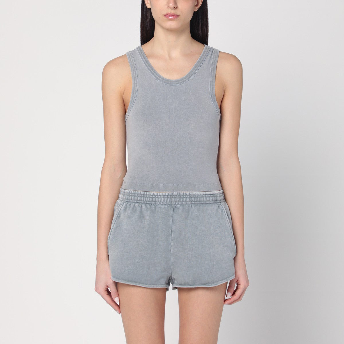 Entire Studios Grey tank top in cotton