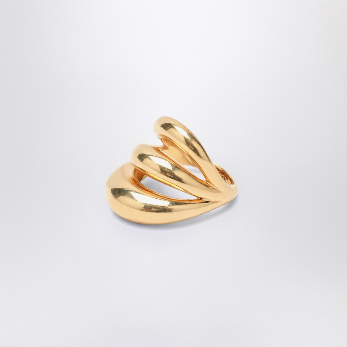 Panconesi Triptych Blow Up gold ring