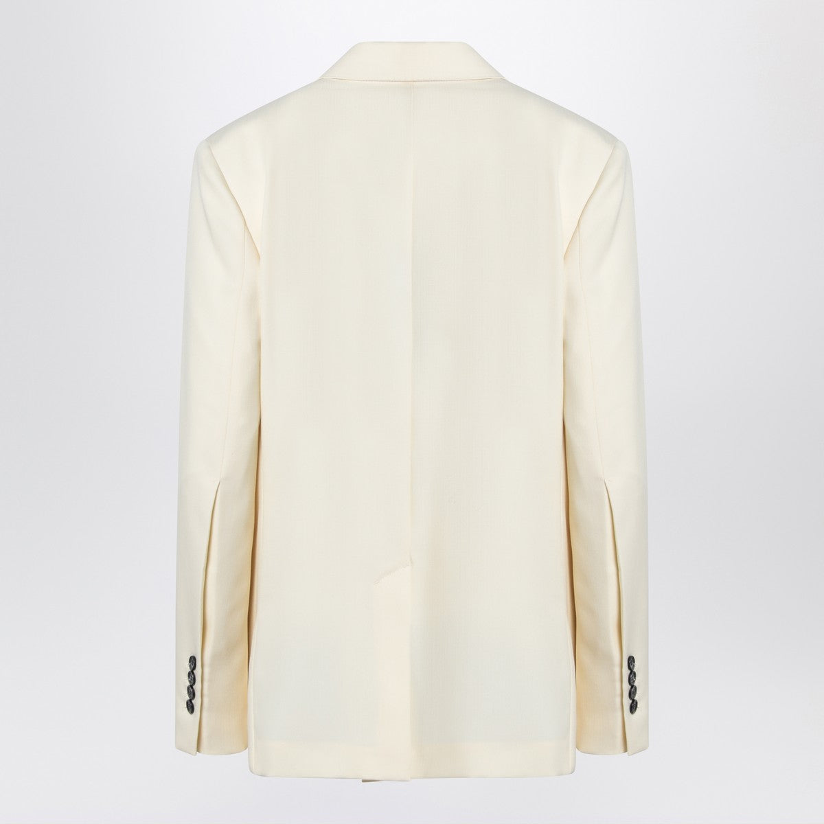 Ami Paris Butter-coloured wool jacket