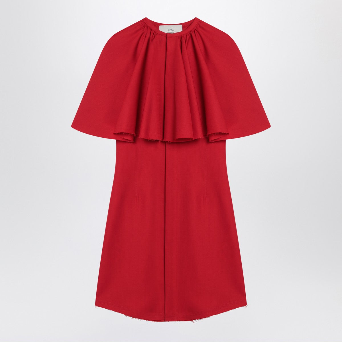 Ami Paris Mini red wool dress