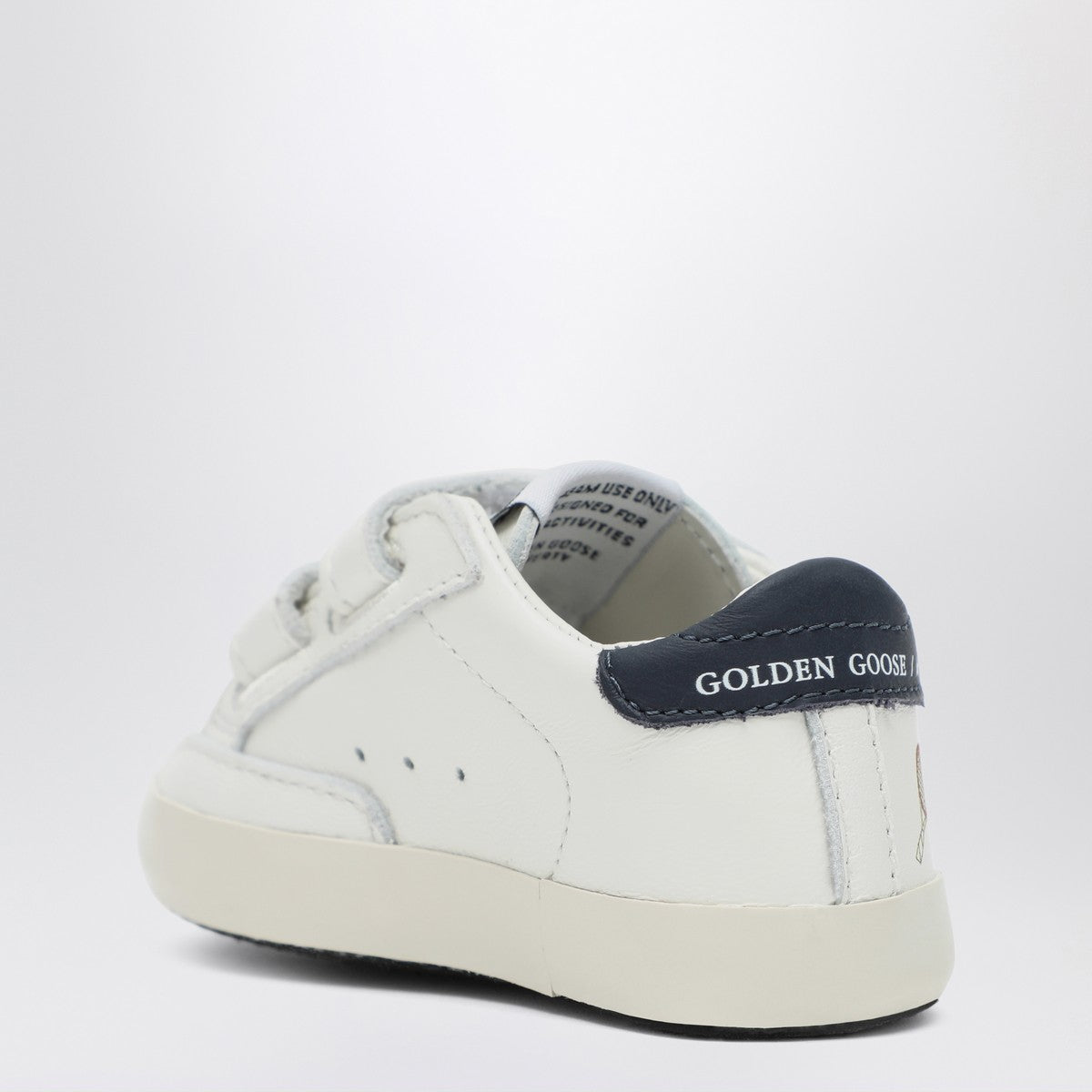 Golden Goose Baby Old School sneakers in white/light blue/navy