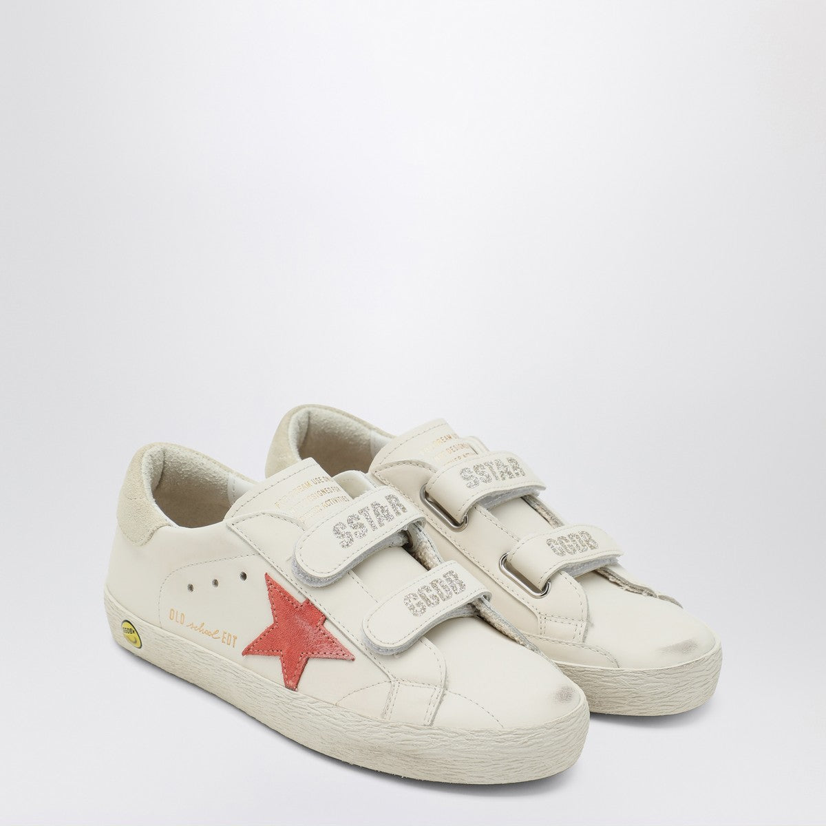 Golden Goose Old School sneaker white/peach