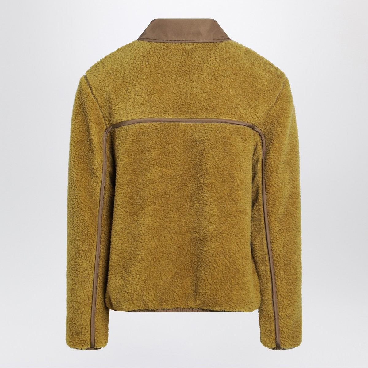 Ami Paris Acid green shearling bomber