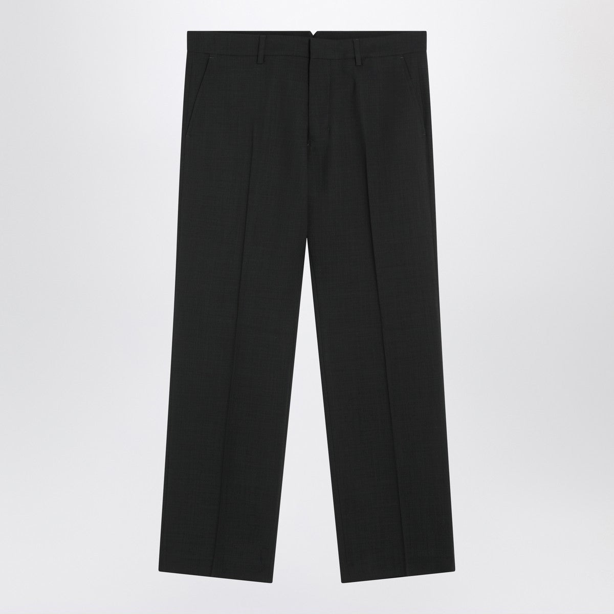 Ami Paris Charcoal grey wool trousers
