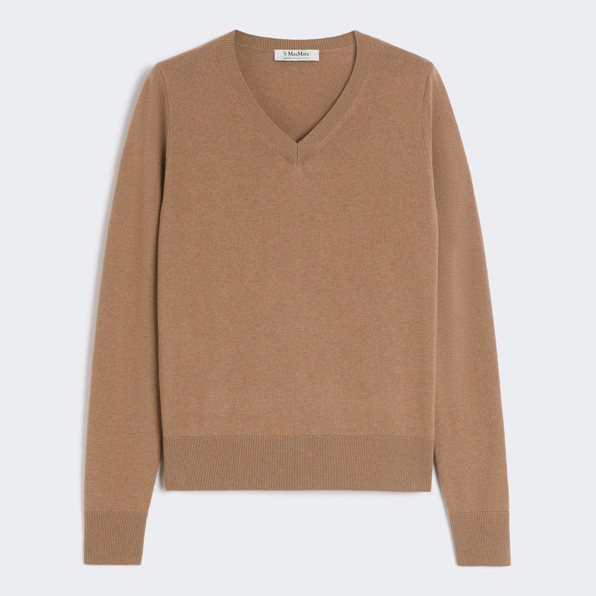 S Max Mara Camel-coloured wool sweater
