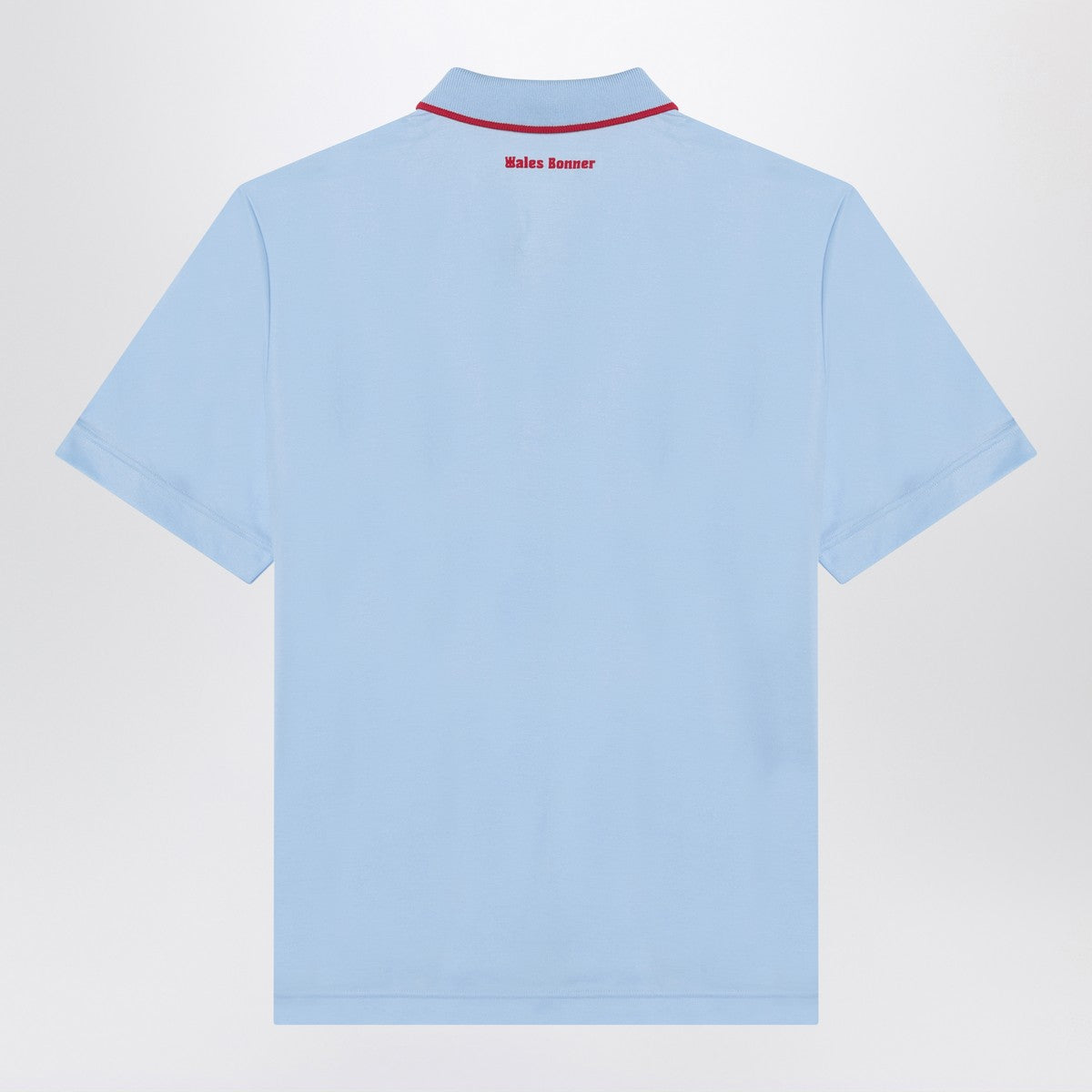 adidas by Wales Bonner Light blue polo shirt with logo